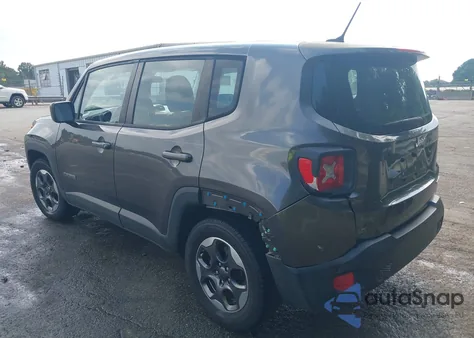 2016 Jeep Renegade Sport z USA, uszkodzony, nr VIN ZACCJAAT5GPD47398